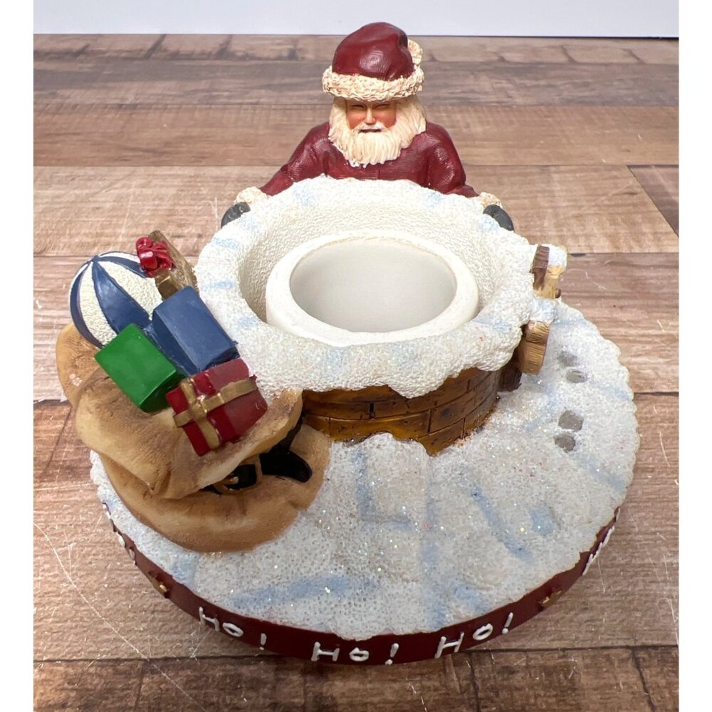 Christmas Santa Candle Topper Decor Old America Capper